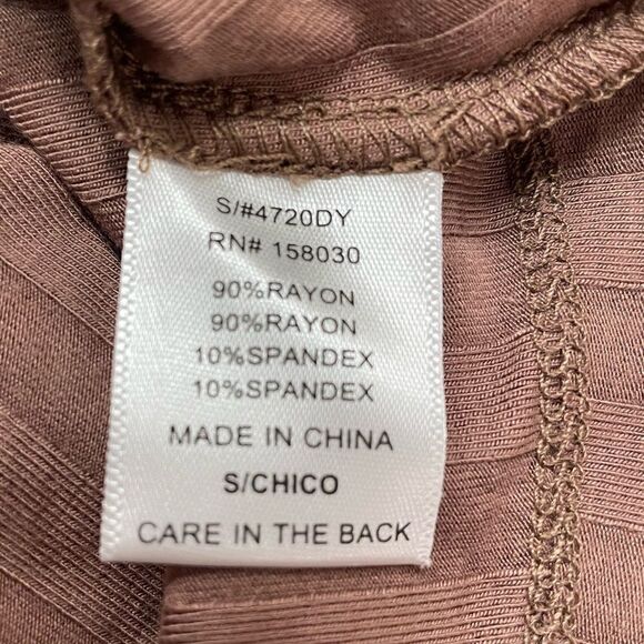 Love tree brown ribbed Dress sz S - Picture 4 of 6